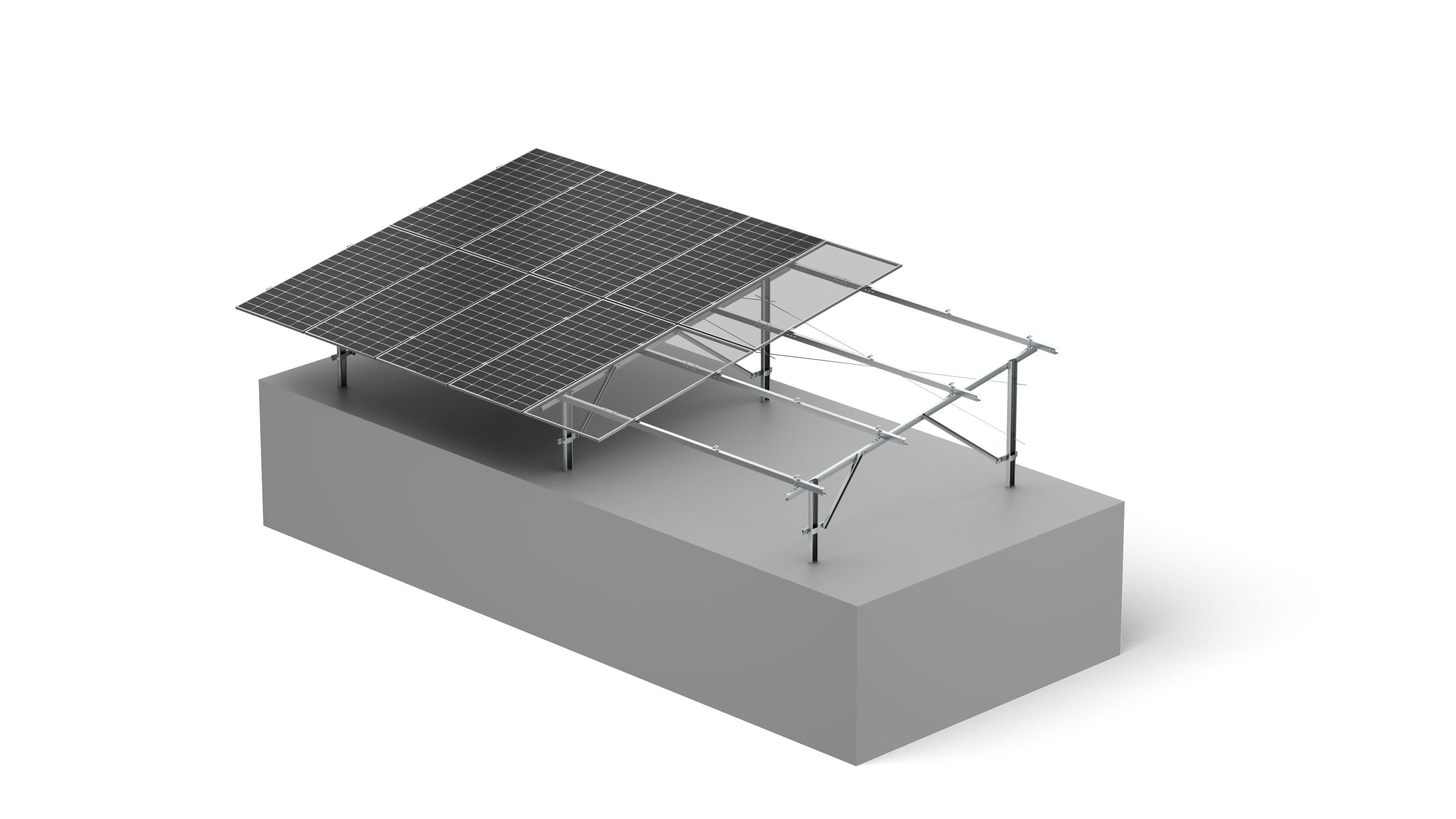 野立て太陽光発電用架台